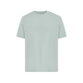 IQONIQ Nikko t-shirt i tung återvunnen bomull, isbergsgrönt