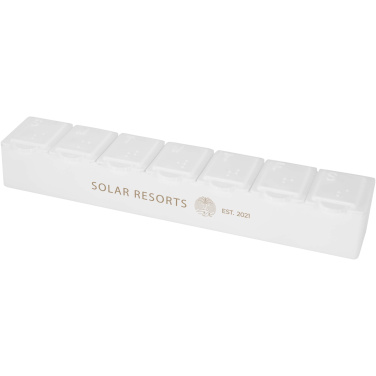 Logotrade reklamprodukter bild: Dose 7-dagars multivitaminorganiserare