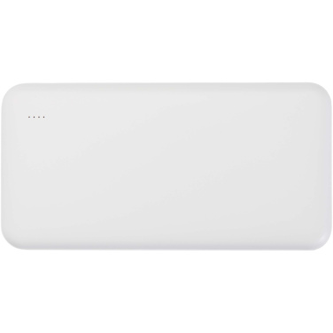 Logotrade presentreklam bild: Intan 10 000 mAh 10 W powerbank av återvunnen plast