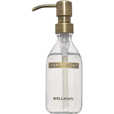 Logotrade kampanjprodukter bild: Wellmark Discovery 250 ml dispenser för handtvål och 150 g doftljus