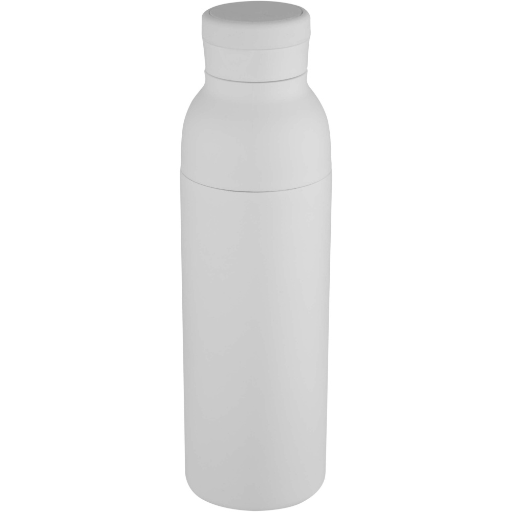 Logotrade profilreklam bild: Illuminate 650 ml isolerad vattenflaska med dubbelvägg tillverkad av återvunnet RCS-rostfritt stål