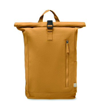 Logotrade reklamprodukter bild: Rolltop-ryggsäck 390 gr/m²