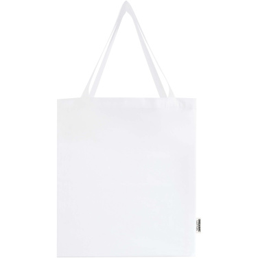 Logotrade kampanjprodukter bild: Odisha 180 g/m² tygväska av ekologiskt OCS-material med bälg, 14 l