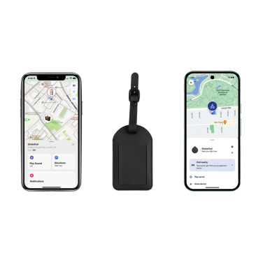 Logotrade profilprodukter bild: Globefind Dual RCS bagagetagg med global spårning