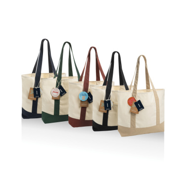 Logotrade profilprodukter bild: SHOP LOCAL AWARE™ återvunnen bomull 350 gsm Toteväska